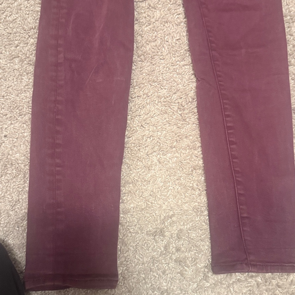 Maroon Hi-Rise Jegging from American Eagle - Picture 3 of 8